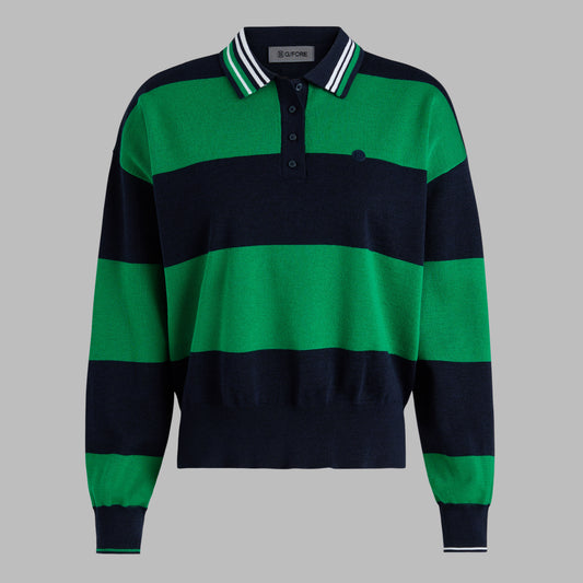 G/FORE RUGBY MERINO WOOL SWEATER POLO