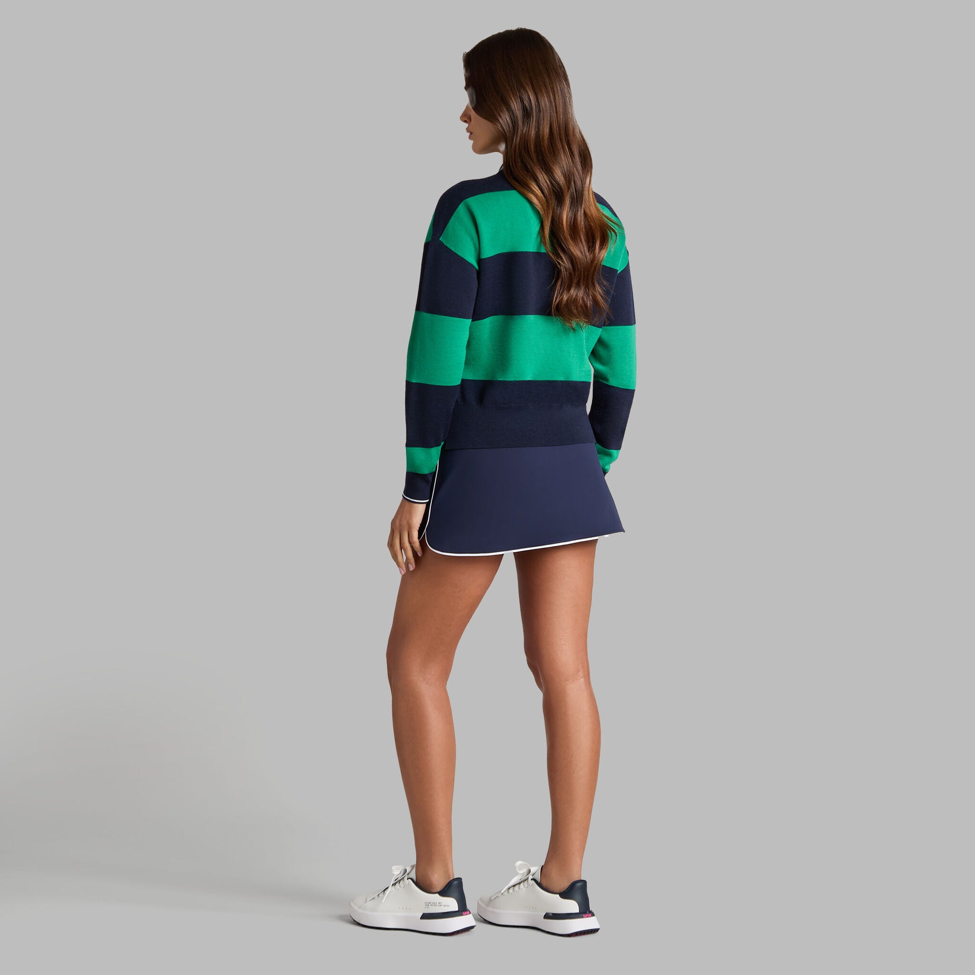G/FORE RUGBY MERINO WOOL SWEATER POLO
