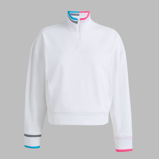 G/FORE BRUSHED BACK STRETCH PULLOVER