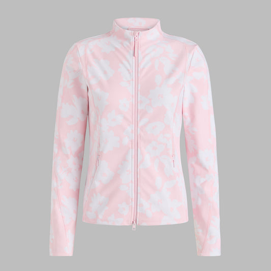 G/FORE PRINTED BRUSH BACK STRETCH PULLOVER