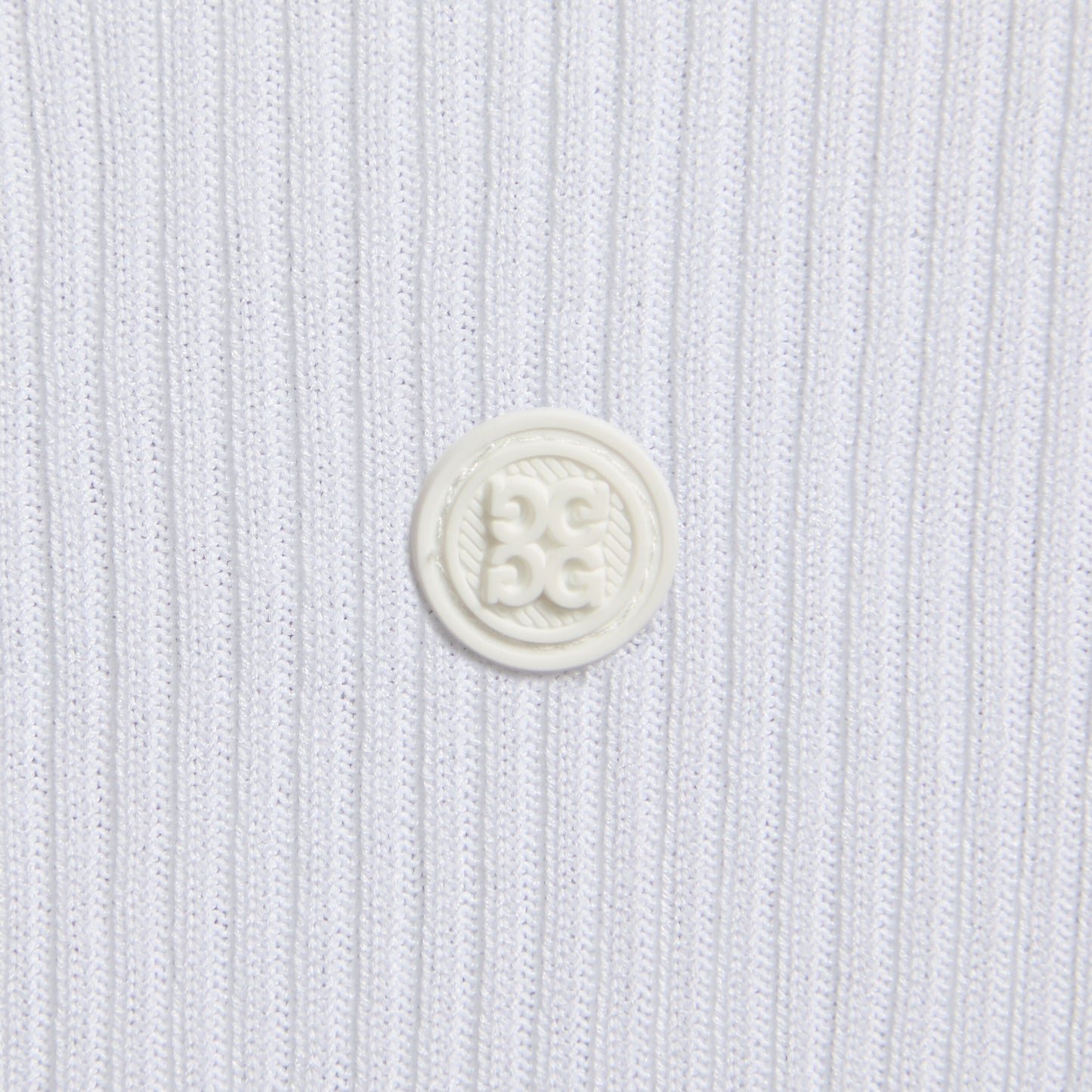 G/FORE COTTON BLEND RIB KNIT FITTED TOP