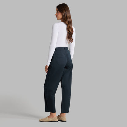 G/FORE COTTON BLEND RIB KNIT FITTED TOP