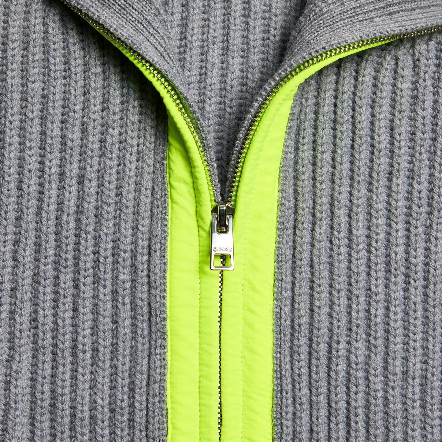 G/FORE FUNNEL NECK MERINO WOOL SWEATER JACKET