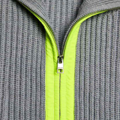 G/FORE FUNNEL NECK MERINO WOOL SWEATER JACKET