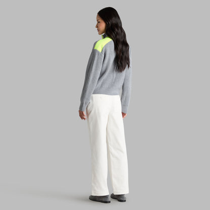 G/FORE FUNNEL NECK MERINO WOOL SWEATER JACKET