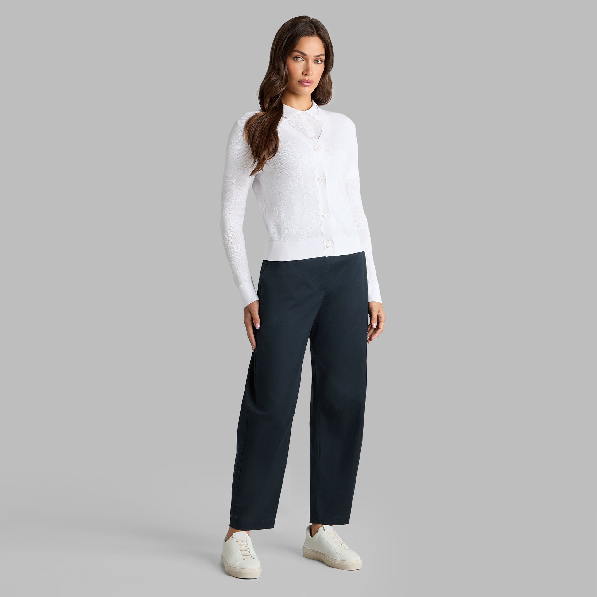 G/FORE POINTELLE G SWEATER CARDIGAN