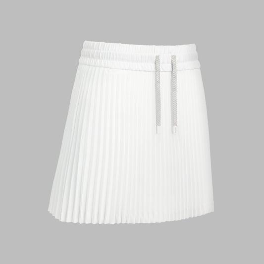 G/FORE MICRO-PLEAT OPS HIGH WAISTED SKORT
