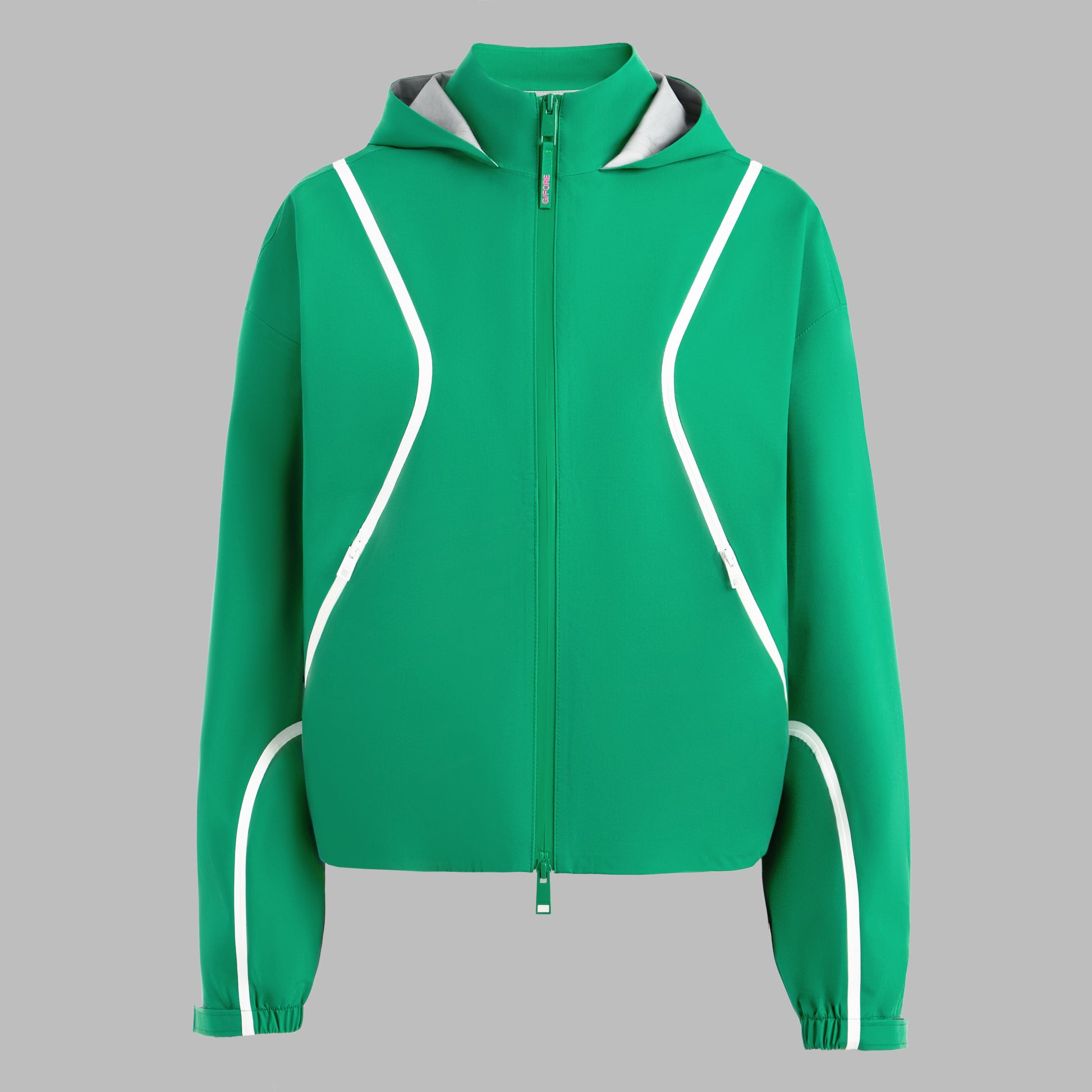 G/FORE PANELED WATER REPELLENT HOODED JACKET