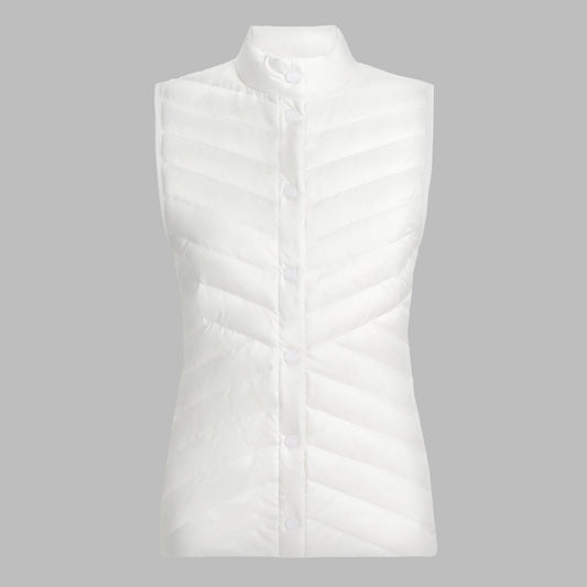 G/FORE V-DOWN QUILTED STRETCH TECH INTERLOCK VEST