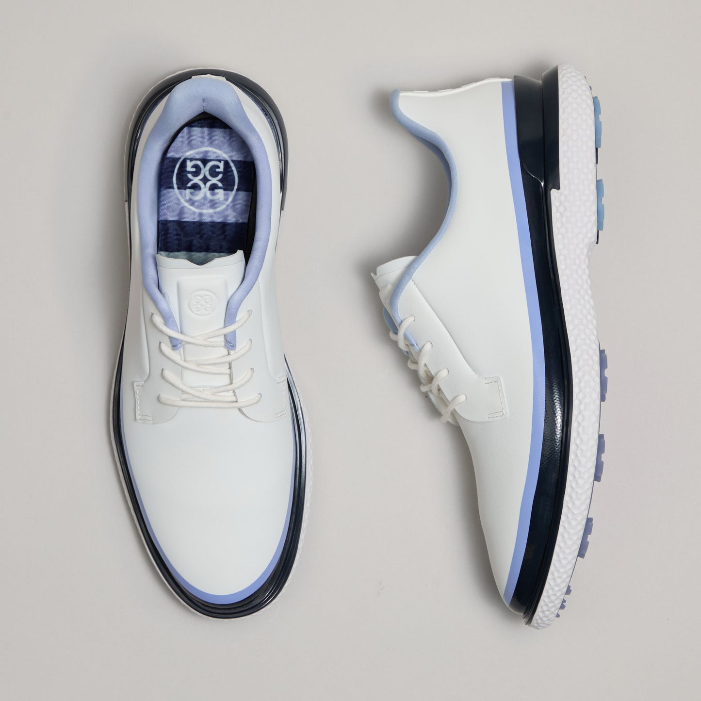 G/FORE GALLIVAN2R TUXEDO STRIPE STIPPLED GOLF SHOE