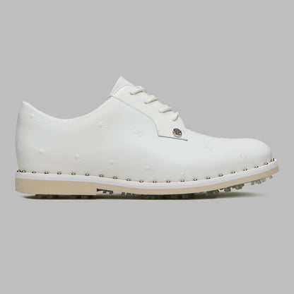 G/FORE GALLIVANTER STUDDED LEATHER SKULL & TEES GOLF SHOE