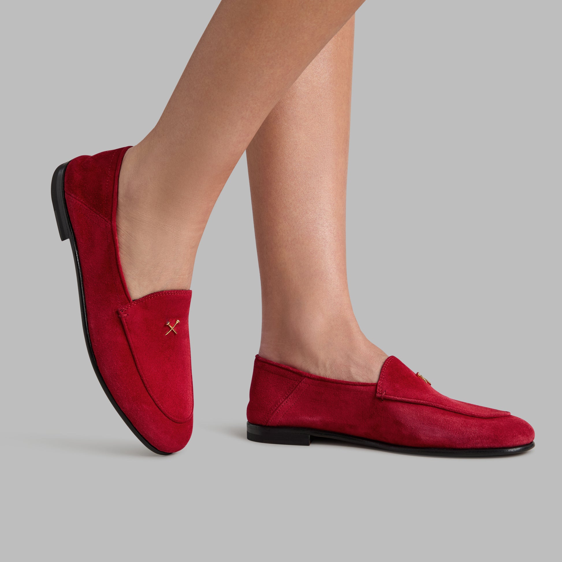 G/FORE METAL TEES SUEDE FLEX LOAFER