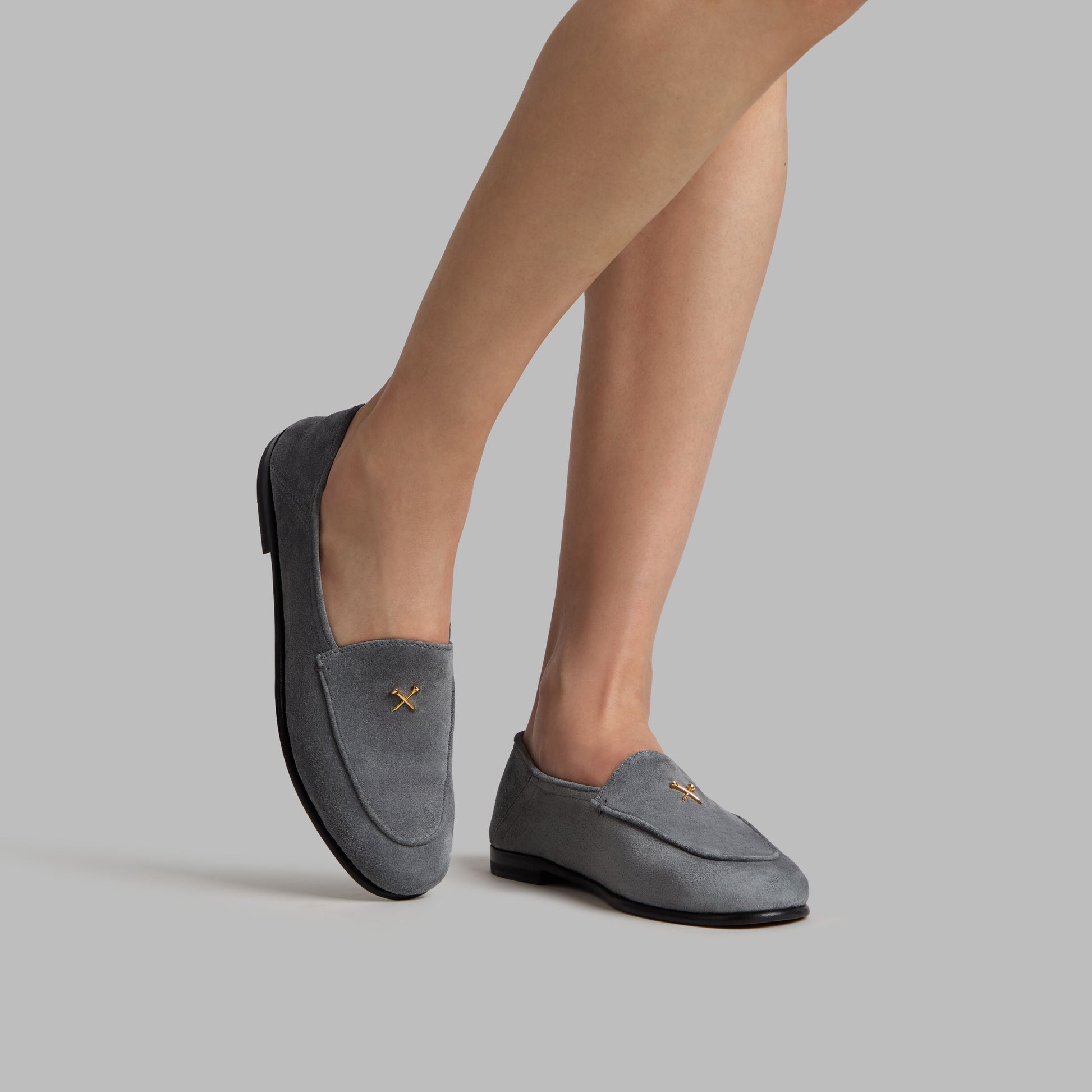 G/FORE METAL TEES SUEDE FLEX LOAFER