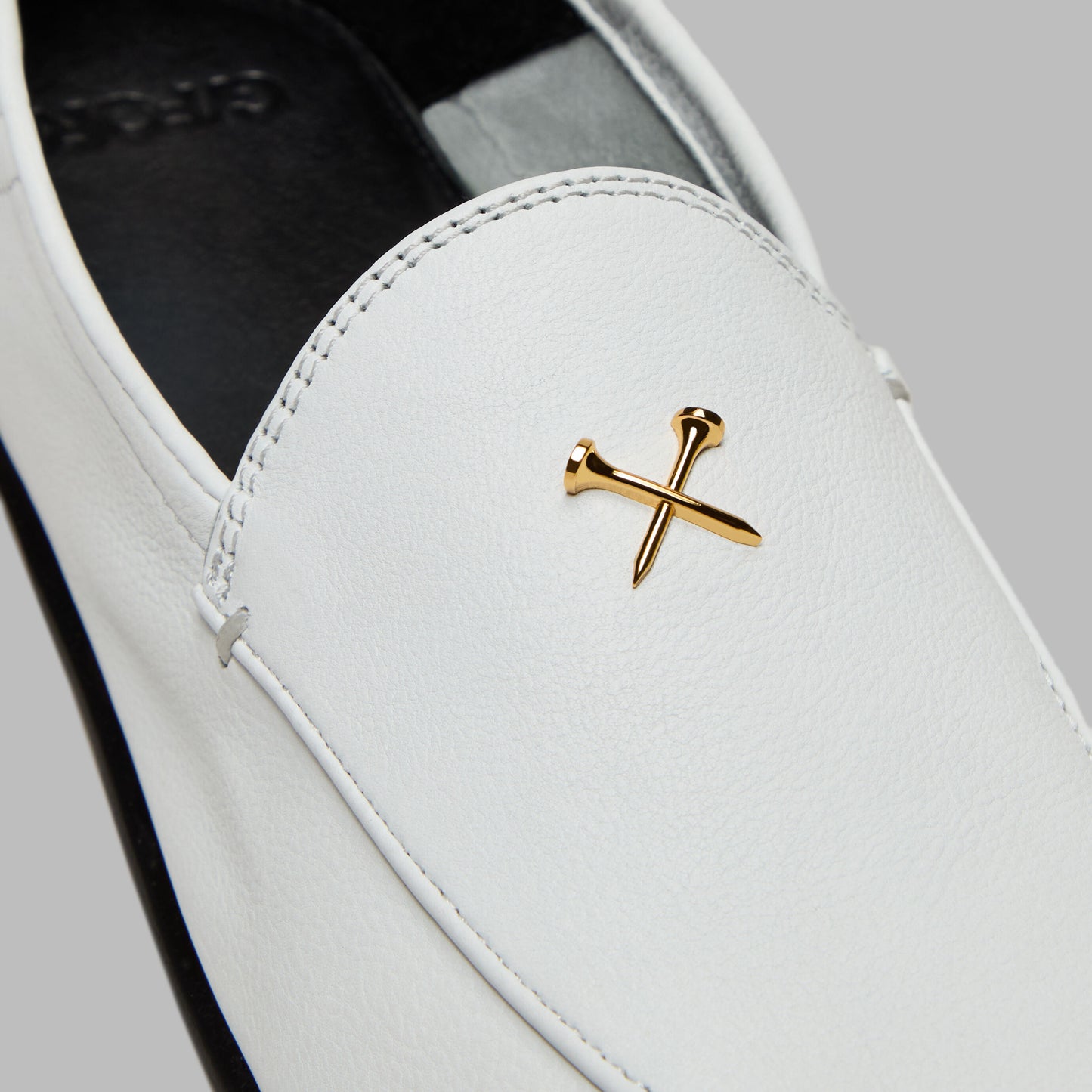 G/FORE METAL TEES LEATHER FLEX LOAFER