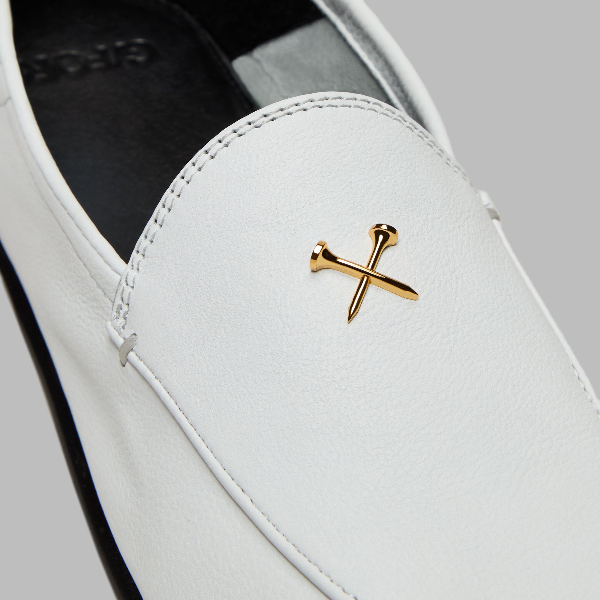 G/FORE METAL TEES LEATHER FLEX LOAFER