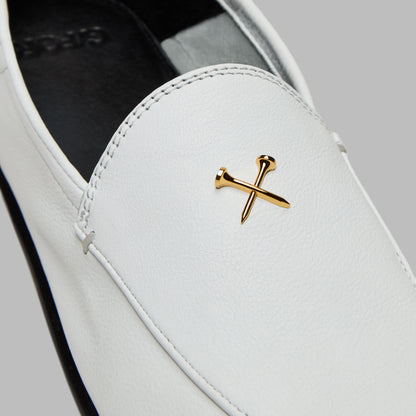 G/FORE METAL TEES LEATHER FLEX LOAFER