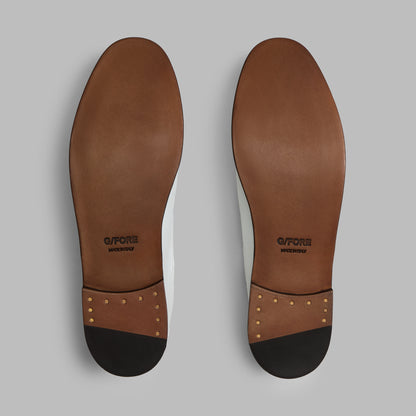 G/FORE METAL TEES LEATHER FLEX LOAFER