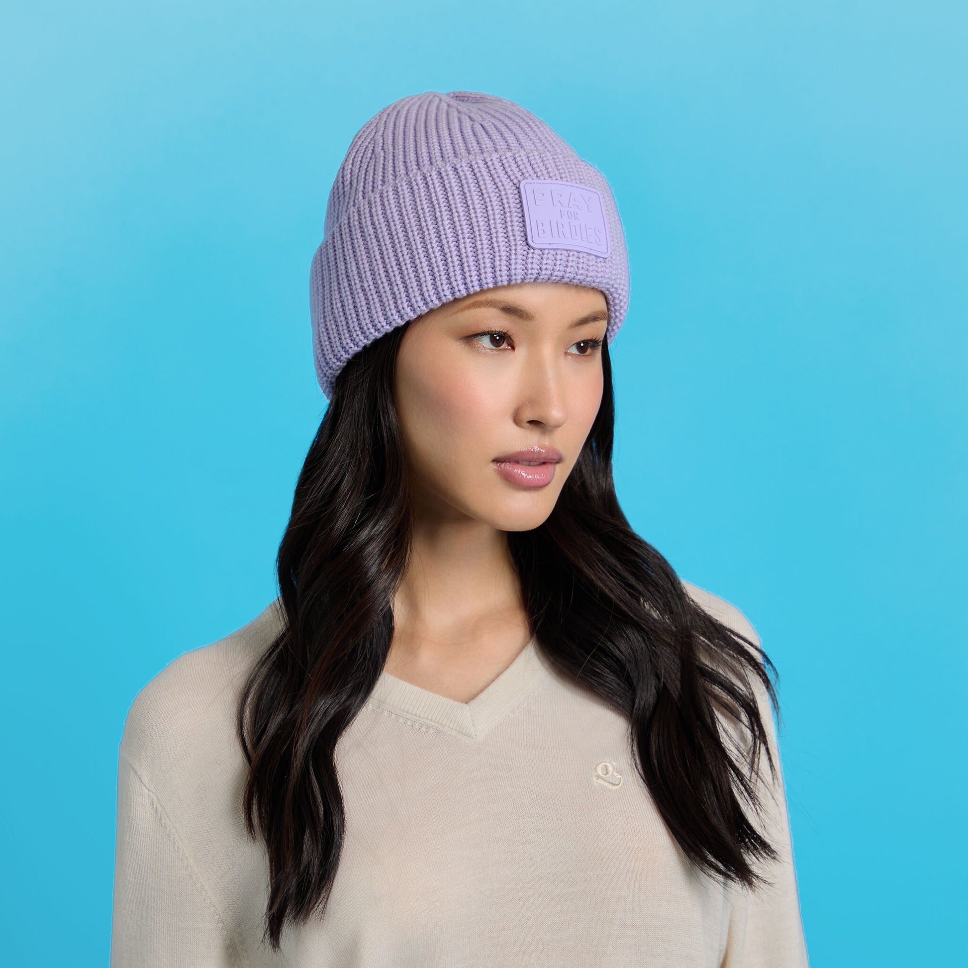 G/FORE PRAY FOR BIRDIES WOOL CASHMERE BEANIE