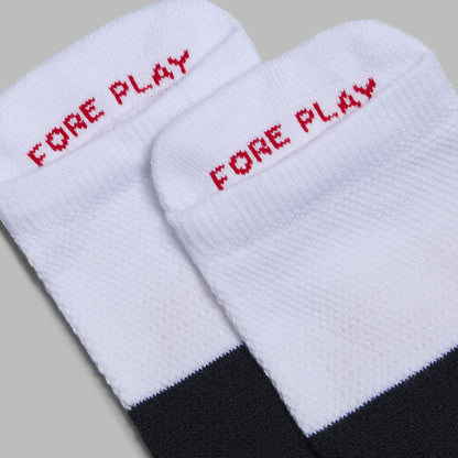 G/FORE TWO TONE FORE PLAY ANKLE SOCK |ACCESSORIES |G/FORE