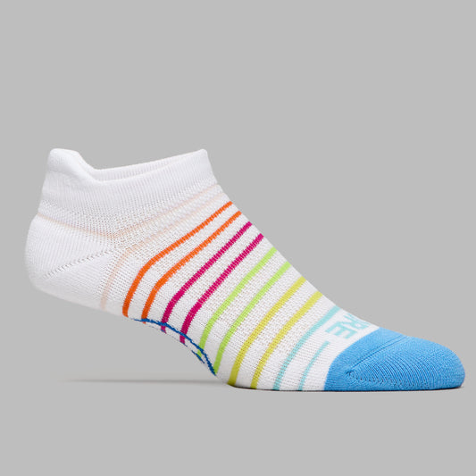 G/FORE MULTI STRIPE ANKLE SOCK
