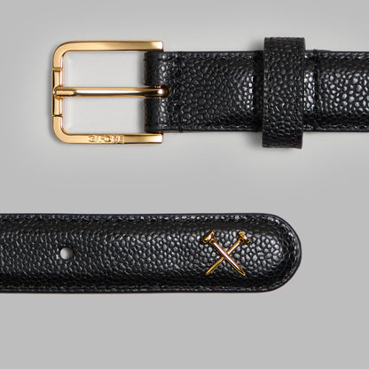 G/FORE METAL TEES PEBBLE LEATHER BELT