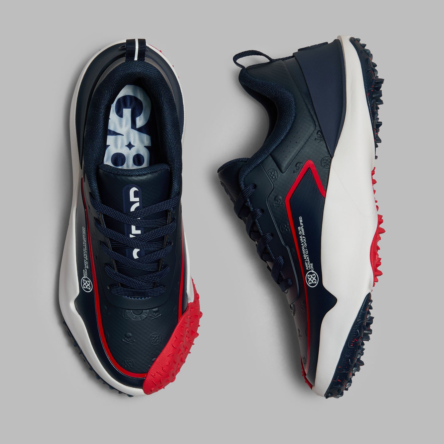 G/FORE G/18 EMBOSSED SKULL & TEES GOLF SHOE