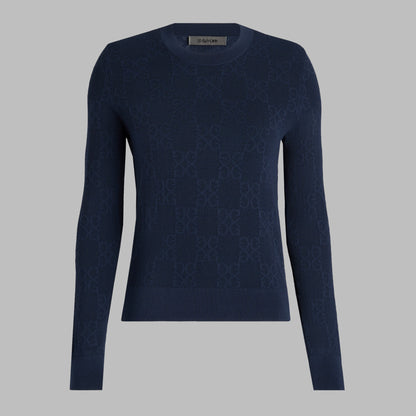 G/FORE POINTELLE G CREWNECK SWEATER