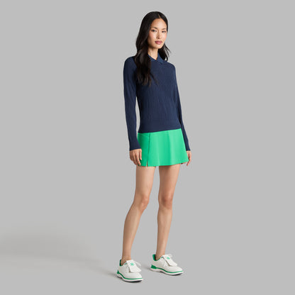 G/FORE POINTELLE G CREWNECK SWEATER