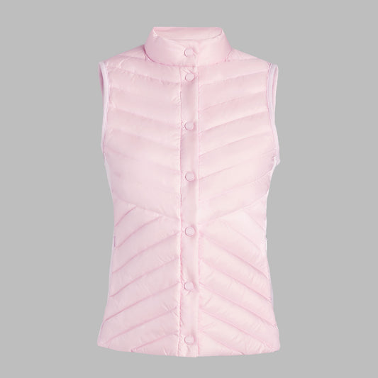 G/FORE V-DOWN QUILTED STRETCH TECH INTERLOCK VEST